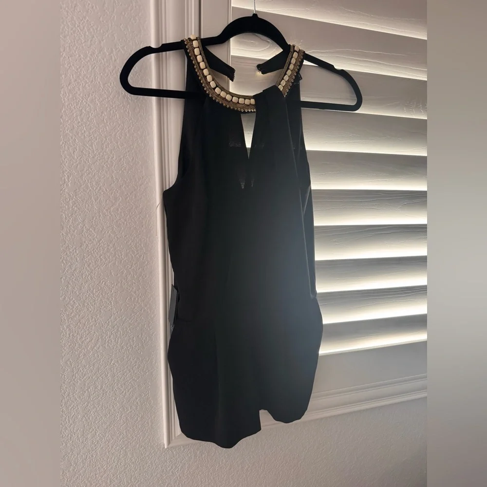 BNWT Guess by Marciano Elegant Black Short Jumpsuit Size 0 - Picture 3 of 3